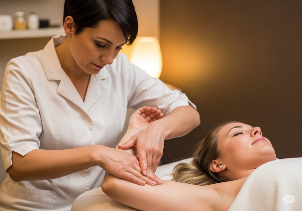 Servicio de drenaje linfático manual para reducir líquidos